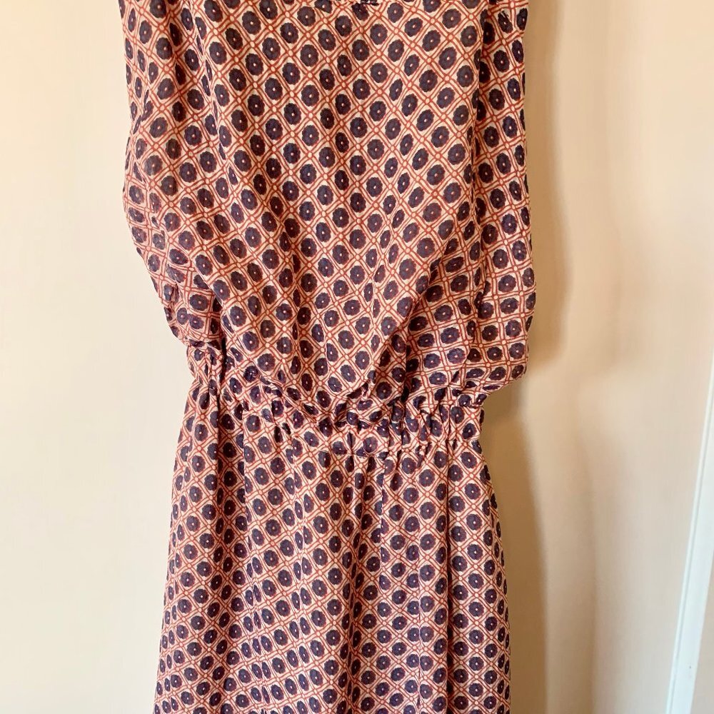 JCrew Silk Flower Print Dress size 0 - Picture 2 of 5